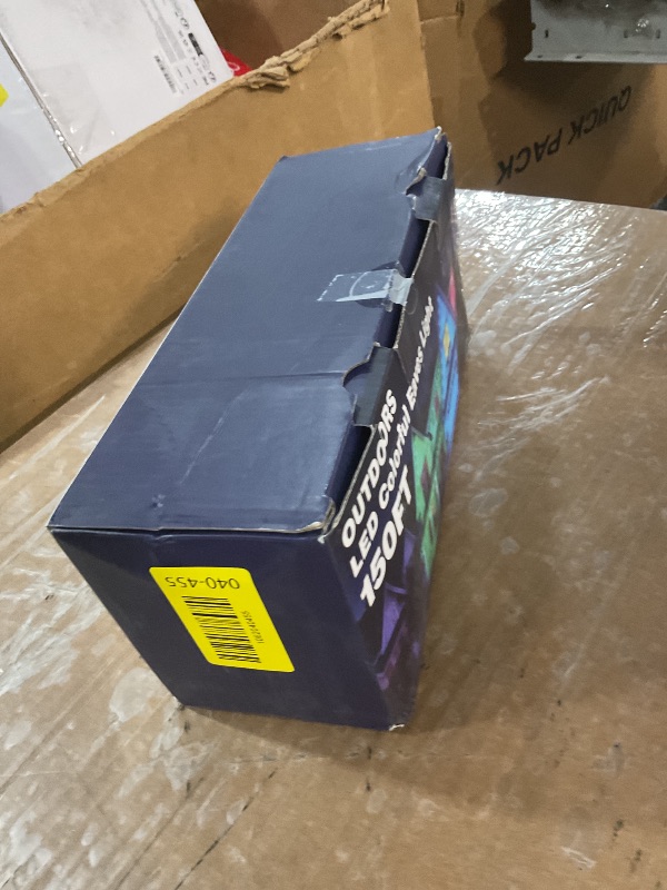 Photo 1 of 150FT Permanent Outdoor RGB Lights - Waterproof Smart LED Eaves Lights with App/Remote Control, Music Sync & DIY Scenes, Perfect for Christmas, Halloween, Parties & Daily Decor, Ideal for House Roof