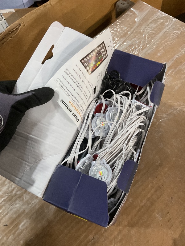 Photo 1 of 150FT Permanent Outdoor RGB Lights - Waterproof Smart LED Eaves Lights with App/Remote Control, Music Sync & DIY Scenes, Perfect for Christmas, Halloween, Parties & Daily Decor, Ideal for House Roof