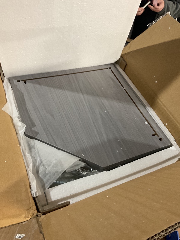 Photo 1 of Apetaccat Corner Shelf Stand, 5 Tier Corner Bookshelf,Corner Furniture for Bedroom Display Corner Shelf for Small Space,Wood Shelves with Storage Rack for Living Room,Office,Gray