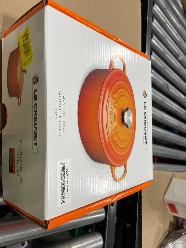 Photo 1 of Le Creuset Enameled Cast Iron Signature Round Sauteuse, 3.5qt., Sea Salt