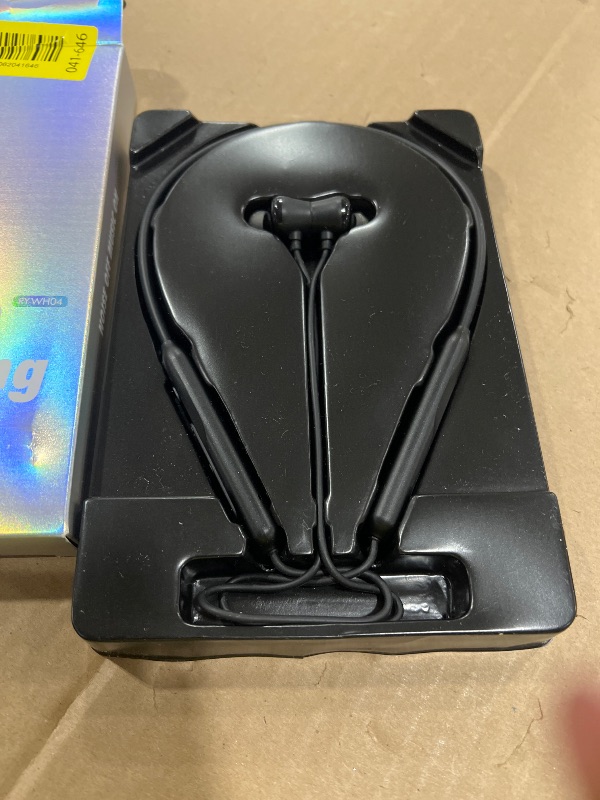 Photo 1 of Active Noise Cancelling Headphones, Wireless In Ear Neckband Bluetooth Headphones with 3 AI Mics ENC, 60Hrs Playtime, V5.3 Magnetic Earbuds, Multipoint Connection Earphones for Work/Travel/Home/Office