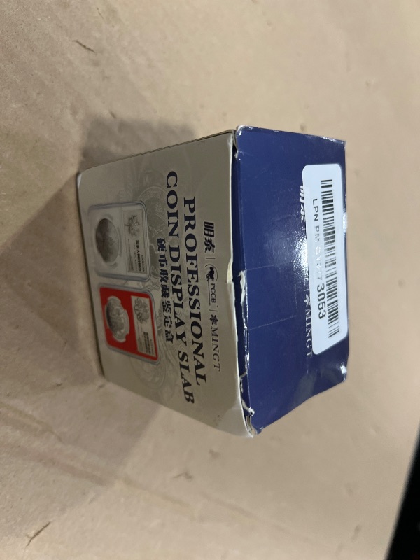 Photo 1 of 10 Packs 40mm Coin Slab Display Holder, Storage Case for American Silver Eagle 1 oz Coin, Clear Acrylic Cases for Coin Organize and Collection, Four-Point Fixation Coin Slab Capsules Protector