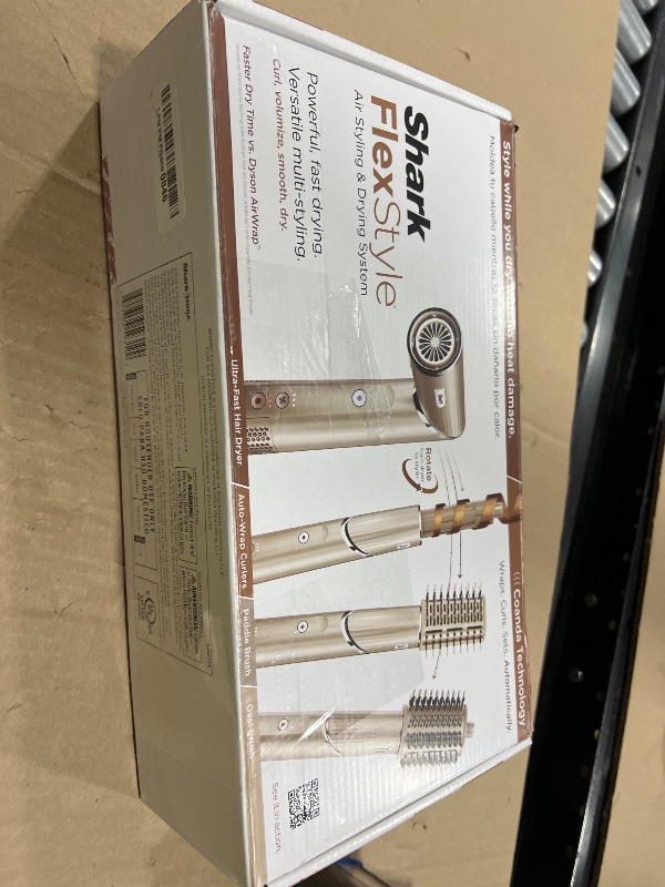 Photo 1 of Shark FlexStyle Air Styling & Drying System, Powerful Hair Dryer Brush & Multi-Styler with Auto-Wrap Curlers, Paddle Brush, Oval Brush, Concentrator Attachment, Stone, HD430