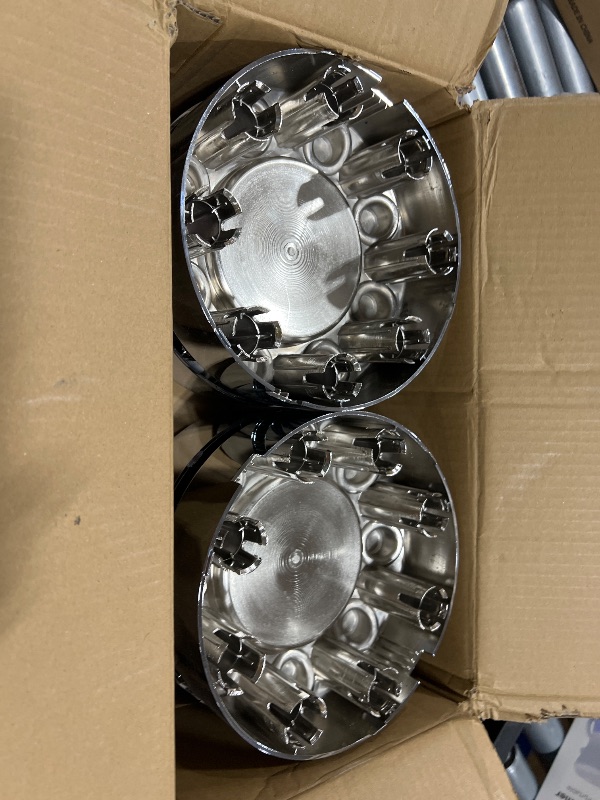 Photo 1 of New 2005-2018 F250 F350 Chrome Center Wheel Hub Cap Set