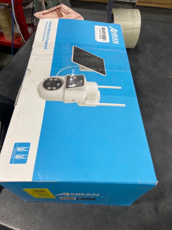 Photo 1 of ANRAN 2 Pack Dual-Lens Solar Security Camera Wireless Outdoor - 3MP Fixed Wide-Angle + PTZ 360° View, Home Security Camera with Color Night Vision, 2-Way Talk, PIR Motion Detection, 100% Wire-Free