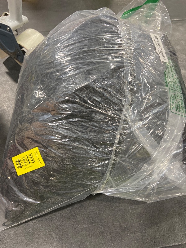 Photo 1 of Wesiti 10' x 60' Court Divider Net Kit with Installation Hardware Including Metal Buttonhole Bolt and Wire Rope Sports Heavy Duty Court Partition Net for Tennis Badminton Indoor Outdoor