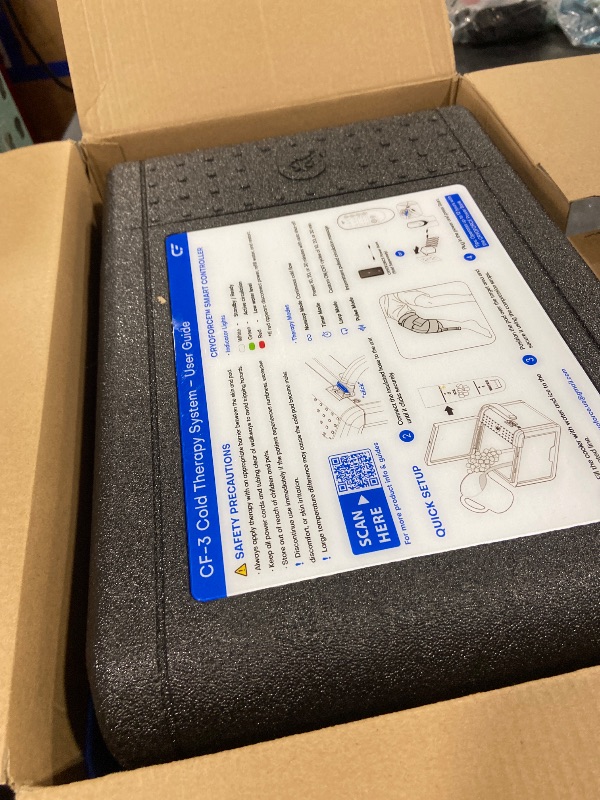 Photo 1 of CRYOFORCE CF-3 Pro Cold Therapy Machine, 16.8QT Large-Capacity Ice Therapy System for Full Knee & Shoulder Coverage, Programmable Recovery System for ACL, TKR & Sports Training