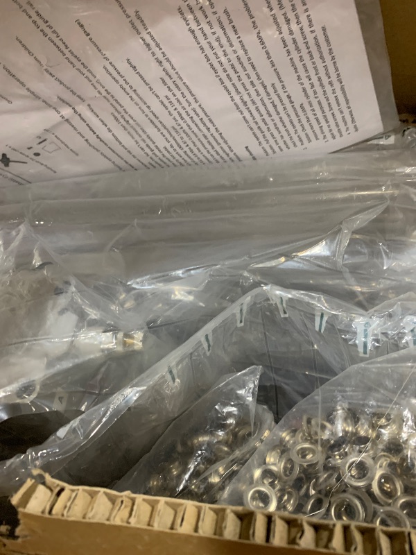 Photo 1 of ZONGLAN Pneumatic Automatic Eyelet Feeding Grommet Punch Press Machine- 5000#2 Eyelet Banner Tools(10mm)