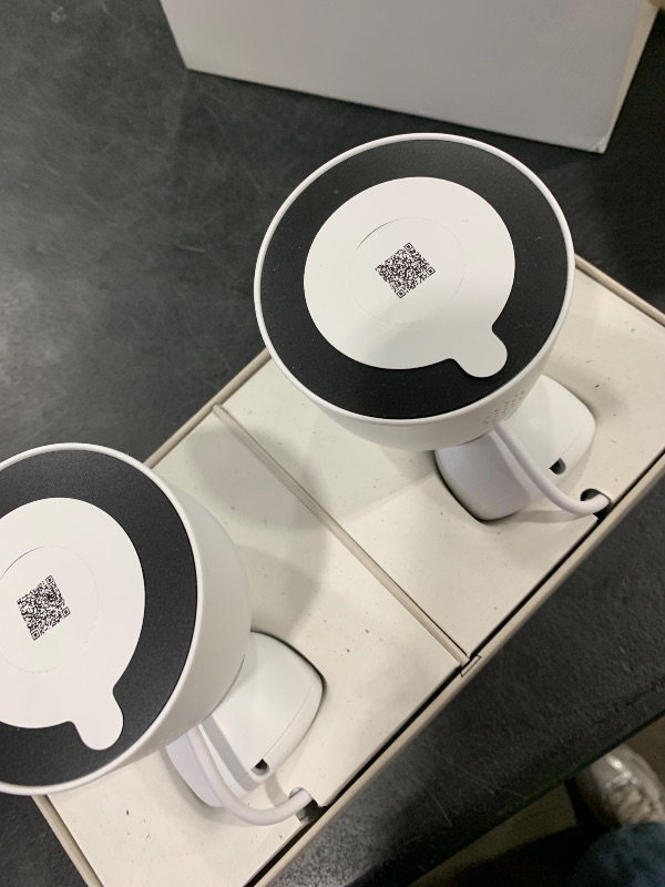 Photo 1 of Google Nest Cam Outdoor (Wired, 2nd Gen) - 2 Pack - Security Camera with 2K Video and Gemini, Night Vision, 2-Way Audio - Works with Google Home - 2025 Model - Snow