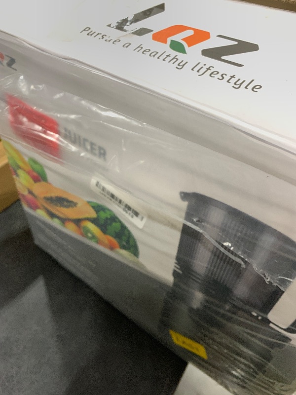 Photo 1 of Cold Press Juicer, Juicer Machines with 5.4" Wide Feed Chute for Juice Extractor, Professional Slow Masticating Juicer for Whole Vegetables & Fruits with High Juice Yield, Easy to Clean (Black)