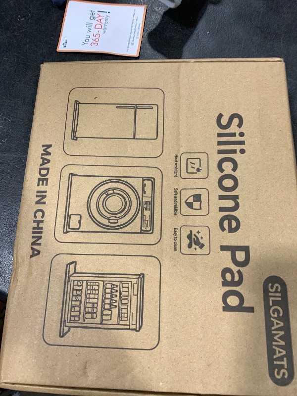 Photo 1 of Washing Machine Drain Pan Silicone Mat, 32 x 30 Inch Washer Drip Tray, Non-Slip Waterproof Washer Tray for Floor Protection, Anti-Vibration Mat for Washer or Dryer