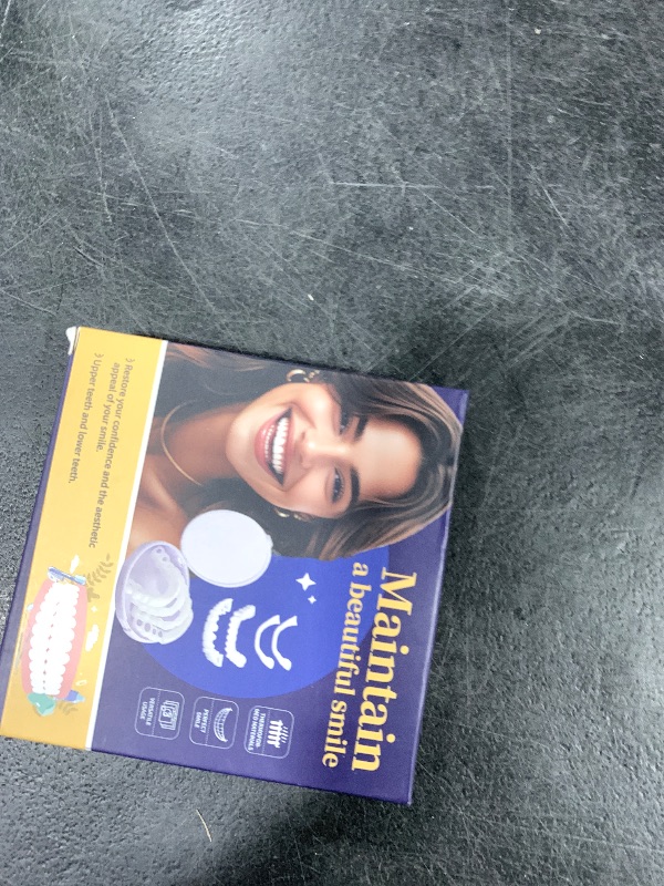 Photo 1 of Temporary Veneers Kit for Women and Men, Tooth Replacement Kit, Nature and Comfortable (1 Count (Pack of 1), Unflavored)-AAK03