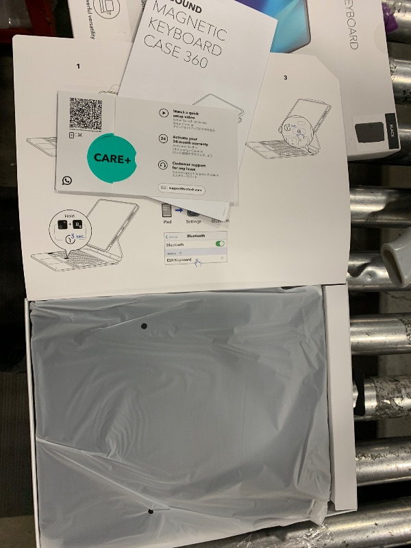 Photo 1 of ESR iPad Pro 13 Inch Case with Keyboard (M5/M4, 2025/2024), iPad Pro 13 Keyboard Case with Easy-Set Magnetic Stand, Portrait/Raised Modes for iPad Pro 13, Removable, Rebound 360 Series, Black