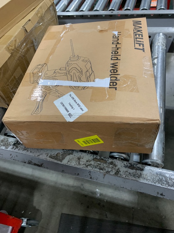 Photo 1 of Portable Handheld Welder 110V, 20-120A IGBT Inverter Welding Machine with Auto Darkening Goggles, Hot Start, Arc force, Extended 8FT Copper Ground Cable, Fits 3/32"-1/8" Welding Rods (20PCS)