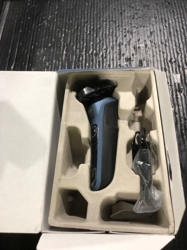 Photo 1 of **USED, INCOMPLETE** Philips Norelco Shaver 5400, Rechargeable Wet & Dry Shaver with Pop-Up Trimmer, S5880/81