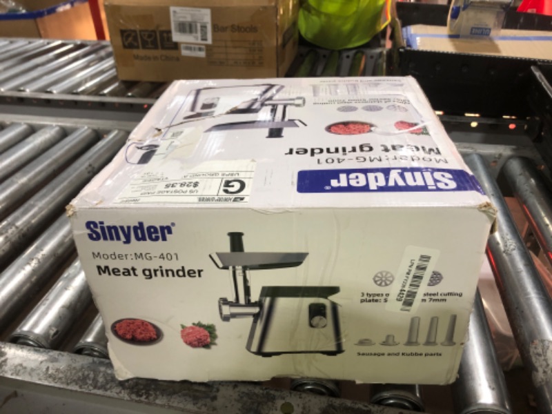 Photo 1 of Electric Meat Grinder 2800 Max Meat Mincer With 2 Blades 3 Plates 3 Sausage Tube Food Pusher Meat Claw & Kubbe Kit for Home Use