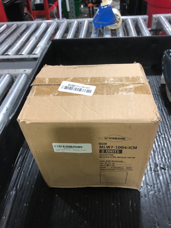 Photo 1 of Monster Smart RGB+IC LED Strip Lights 200ft – Sound Reactive Strip Lights for Bedroom, App & Voice Control, RGB Light Strip for Room, Alexa Google Home, Razer Chroma Sync - 1080 RGB+IC LED Lights