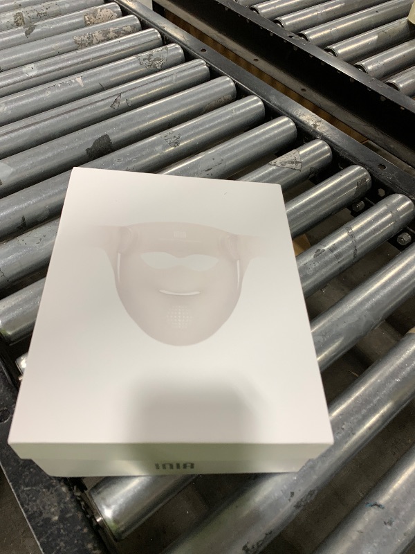 Photo 1 of INIA Glow 4D Wireless Red Light Therapy Mask for face – Dual NIR, 320 LEDs, 4 Modes, Under-Eye Cooling, Cordless & Rechargeable LED Face Mask for Home & Travel, Skincare Gifts for Women Mom Wife, Blue