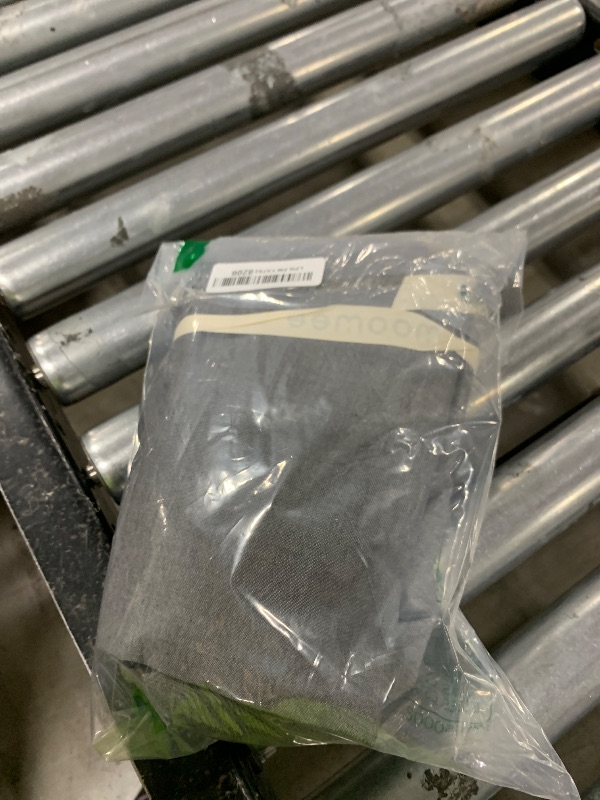 Photo 1 of MooMee Bedding Pillowcases Pack of 2 100% Washed Cotton Linen Like Textured Breathable Durable Soft Comfy (Heathered Dark Grey, King)