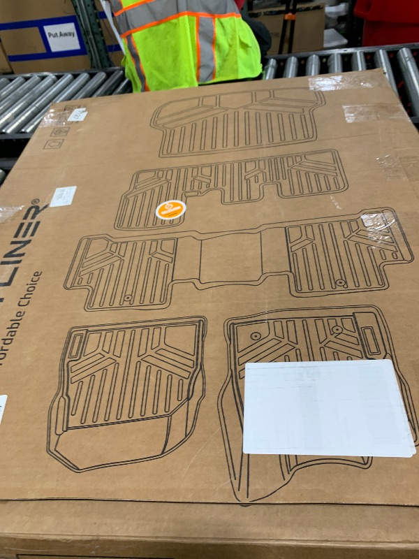 Photo 1 of MAXLINER Custom Fit 2 Row Floor Mat Liner Set Compatible with 2009-2010 Chevrolet Traverse