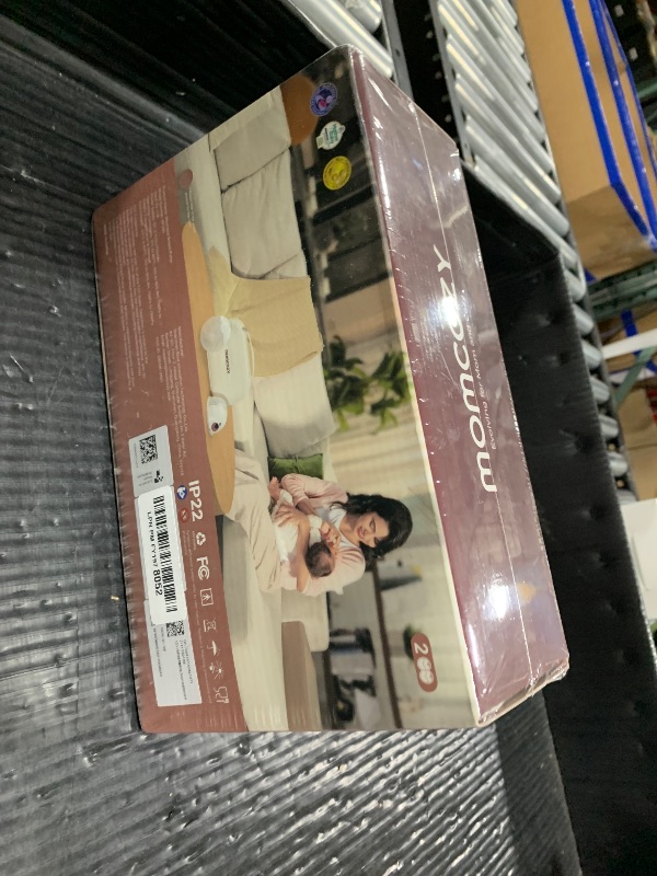 Photo 1 of Momcozy M5 Smart APP Controlled Wearable Breast Pump, Hands-Free Wireless Electric Pump, 3 Modes 9 Suction Levels, BPA-Free, Portable Lightweight, 24mm Flange, 2-Pack Cozy Red