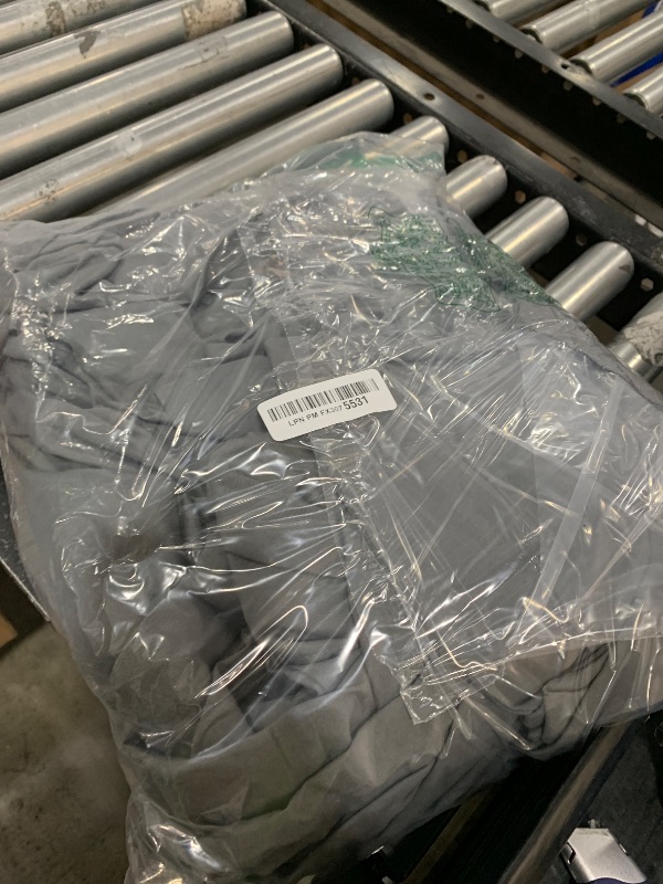 Photo 1 of HEVUMYI 7 Pieces Queen Comforter Set, All Season Reversible Bed in a Bag, Ultra Soft Queen Bedding Set with Grey Comforter, Flat Sheet, Fitted Sheet, Pillowcases, Pillow Shams, Dark Grey