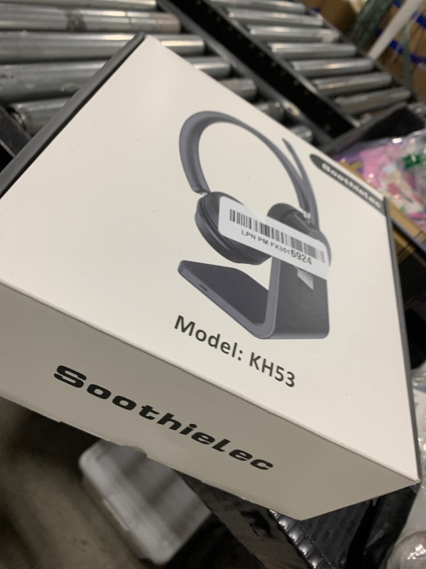 Photo 1 of (Upgraded Version) Wireless Headset, Bluetooth Headset with Noise Cancelling Microphone, Best Headphones with Mic Mute & USB Dongle for PC/Computer/Laptop/Cell Phones/Remote Work/Call Center