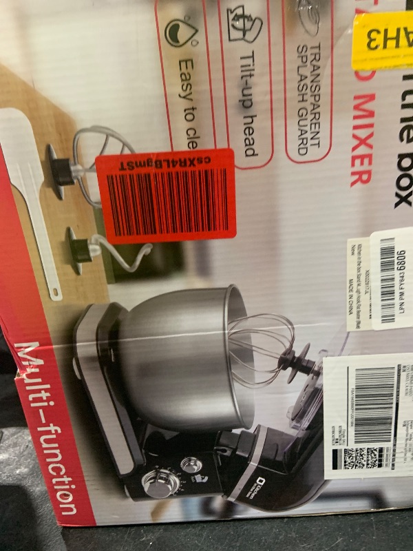 Photo 1 of Kitchen in the box Stand Mixer,3.2Qt Small Electric Food Mixer,6 Speeds Portable Lightweight Kitchen Mixer for Daily Use with Egg Whisk,Dough Hook,Flat Beater (Blue)