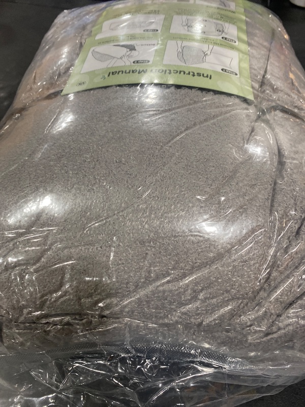 Photo 1 of FURTIME Dog Bed Large Sized Dogs, Washable Comfy Fluffy Medium Dog Beds, Removable Zipper Cover Machine Wash, Soft Orthopedic Bed Durable Pet Cuddler with Anti-Slip Bottom, 36"x27"x8", Grey