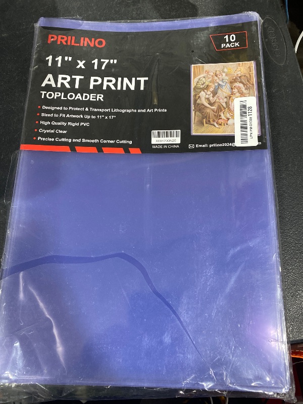 Photo 1 of 10-Pack 11 x 17 Inch Art-Print-Toploaders - Premium Art Print Topload Holders, Crystal Clear Art Print Top loaders, Hard Plastic Sheet Protectors for Photographs, Lithographs, Artworks, Collectibles