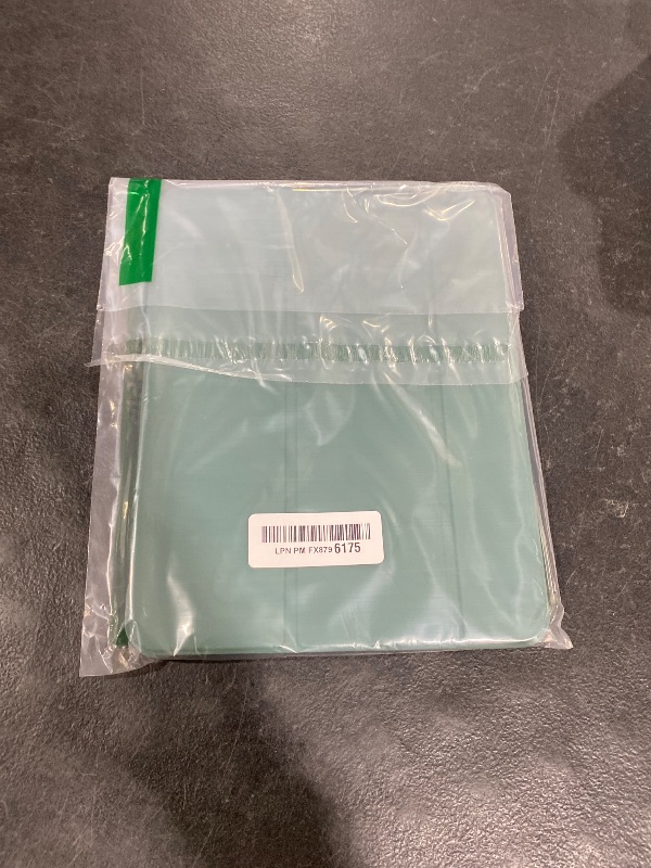 Photo 1 of Kenke New iPad Pro 11 Inch Case 4th/3rd/2nd/1st Generation 2022/2021/2020/2018 Support 2nd Pencil Charge with Built-in Left Side Pencil Holder, Hard Frosted Back Cover & Colored Edge (Dark Green)