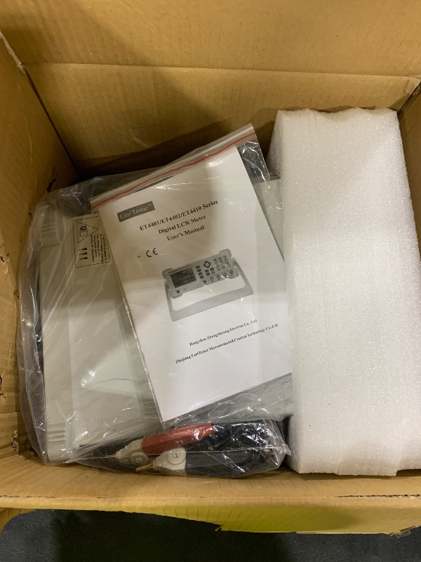 Photo 1 of ET4410 LCR Meter 100K 0.1% Digital Capacitor Measuring LCR Bridge Resistance Inductance Capacitance Multi Tester