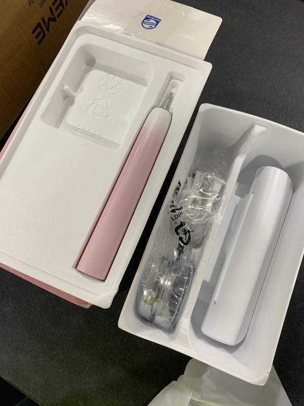 Photo 1 of Philips Sonicare 9000 Special Edition Rechargeable Toothbrush, Pink/White, HX9911/90