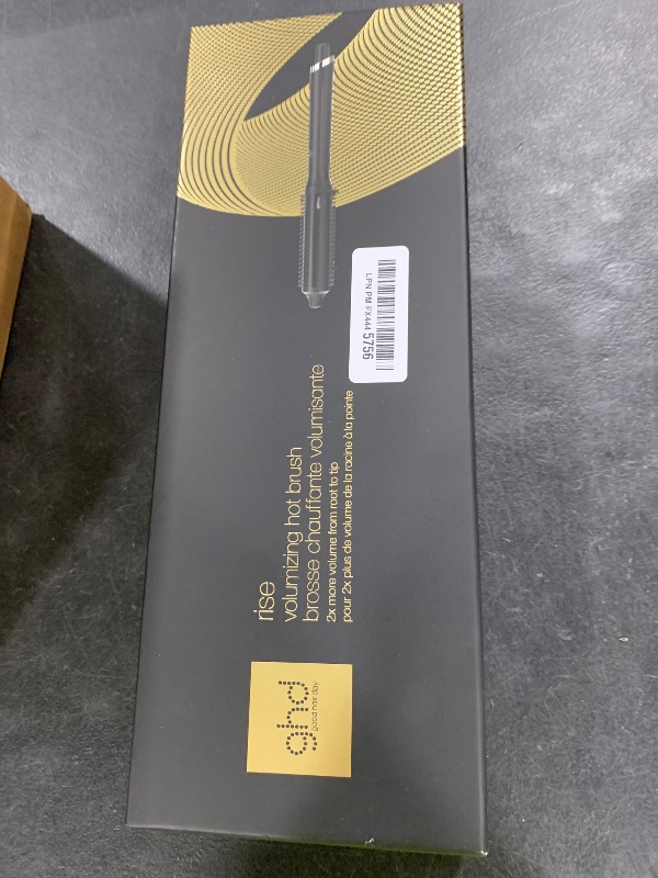 Photo 1 of ghd Rise Volumizing Hot Hair Brush - Professional 1.25” Hot Brush for Dry Hair with Maximum Root Lift, 2x Volume, 365ºF Safe Styling Temperature Technology and Auto Sleep Mode - Black