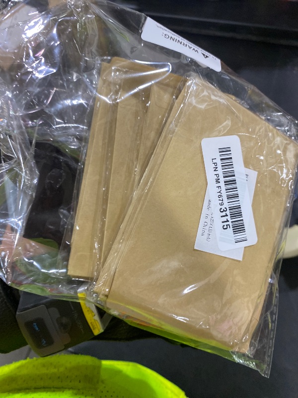 Photo 1 of 100 Pack Small Coin Envelopes Self-Adhesive Kraft Paper Seed Envelopes Mini Parts Small Items Stamps Storage Packets Envelopes for Garden, Office or Wedding Gift (Brown, 3.23×4.53 inch)