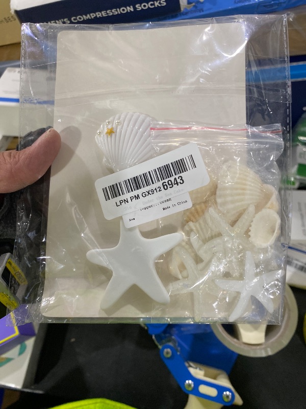 Photo 1 of 20Pcs Under the Sea Cake Topper Ocean Shells Cake Decorations Under the Sea Birthday Party Decorations Starfish Seashells Cake Toppers Summer Beach Baby Shower Party Supplies