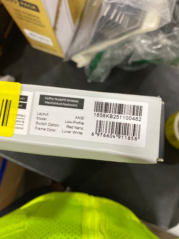 Photo 1 of nuphy Node75 Wireless Mechanical Keyboard, 75% Hot Swappable Custom Low Profile Keyboard, 84 Keys Computer Gaming Keyboards, Supports Touch Gestures, PBT Keycaps, RGB Backlit, Bluetooth/2.4GHz/USB-C