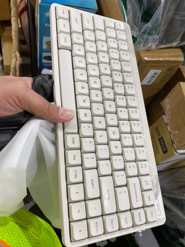 Photo 1 of nuphy Node75 Wireless Mechanical Keyboard, 75% Hot Swappable Custom Low Profile Keyboard, 84 Keys Computer Gaming Keyboards, Supports Touch Gestures, PBT Keycaps, RGB Backlit, Bluetooth/2.4GHz/USB-C