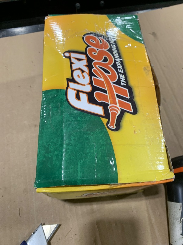 Photo 1 of Flexi Hose Expandable Garden Hose with 8 Function Nozzle, 50FT - Lightweight Retractable Garden Hose, Water Hose - No-Kink Flexibility, 3/4 Inch Solid Brass Fittings and Double Latex Core