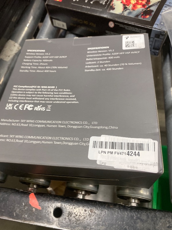Photo 1 of (2025 Upgraded) Wireless Headset with Mic for Work, Bluetooth Headset with Noise Canceling Microphone with Dongle, Charging Base & Mic Mute, Wireless Headphones for Work from Home/PC/Computer