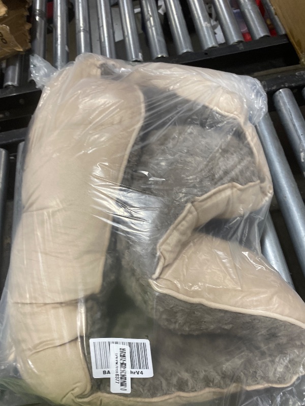 Photo 1 of JOEJOY Rectangle Dog Bed for Large Medium Small Dogs - Washable Orthopedic Sofa Bed, Soft Breathable Puppy & Pet Cuddler, Durable Calming Dog Bed with Anti-Slip Bottom, Multiple Sizes, Beige