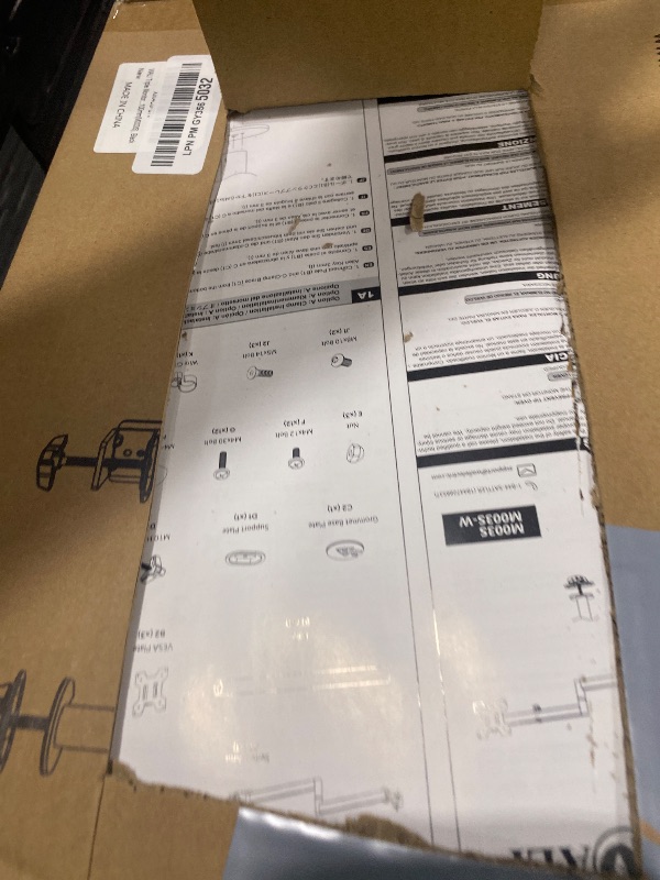 Photo 1 of WALI Triple Monitor Mount, 3 Monitor Desk Mount for 13-27 inch Computer Screens, Holds up to 22 lbs, Triple Monitors Stand for Desk, with Tilt, Swivel, Rotation, VESA 75/100mm (M003S), Black