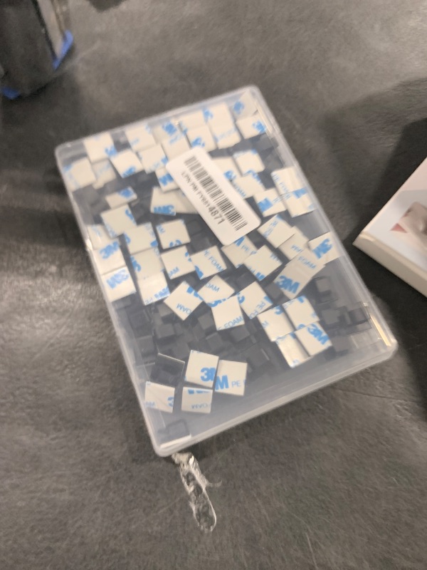 Photo 1 of 100 Pcs Cable Clips, Adhesive Cable Organizer Cord Holder Wire Clip Wire Management Self Adhesive Hooks Wire Holder for Office, Home (Black)