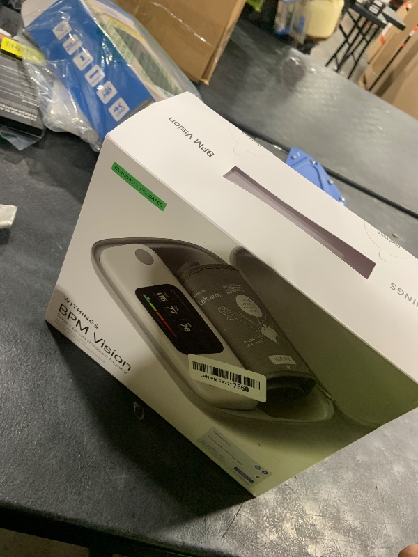 Photo 1 of Withings BPM Vision – Smart Arm Blood Pressure Monitor | FDA-Cleared | Easy-to-use, Accurate Systolic & Diastolic Measurements, Wide Range Cuff | Wi-Fi & Bluetooth | iOS & Android | FSA/HSA