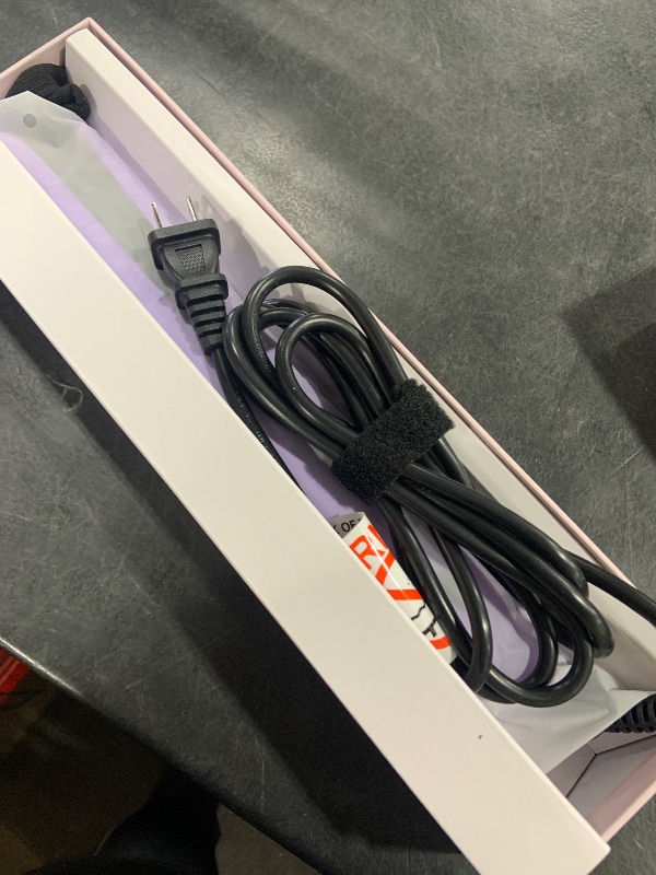 Photo 1 of 1" Ceramic Flat Iron with Sonic Vibrating for Less Damage, Dual Voltage Travel Hair Straightener for Women - Ionic & Volcanic Mineral Technology, Straightener and Curler, 10 Heat Settings