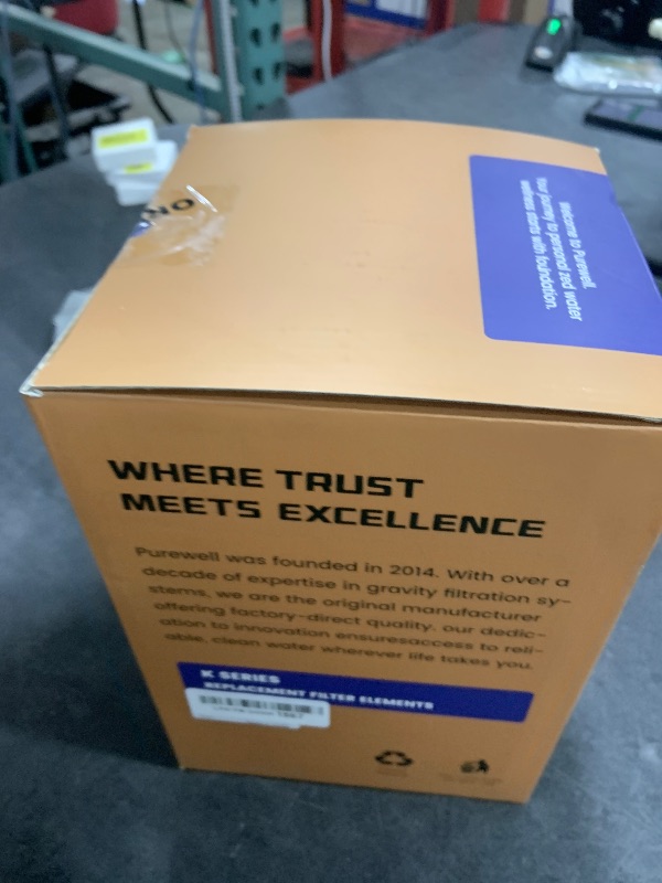 Photo 1 of Purewell 8-Stage PF-3&FL-2 Purification Elements Set, Replacement Filters for ProOne® and Berkey® Filters, ProOne® Big+ or Berkey® Big+ Water Filter System and Purewell System (4 Pack, K Series)