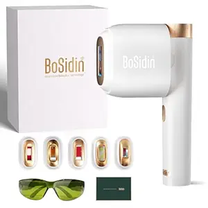Photo 1 of Laser Hair Removal, BoSidin IPL Hair Removal with Painless Ice-Cooling, 2-in-1 Face SR Rejuvenation, 6+1 Modes, 6 Levels Hair Removal for Women Permanent, Laser Hair Removal Kit with Shaver, Goggles
