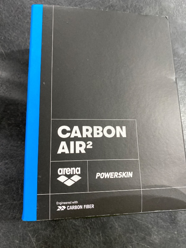 Photo 1 of ARENA Powerskin Carbon Air2 Kneeskin Open Back Women's Racing Swimsuit Small Logo Full Body Short Leg One Piece Athletic Tech Suit, Electric Blue/Dark Gray/Fluo Yellow, US Size 22