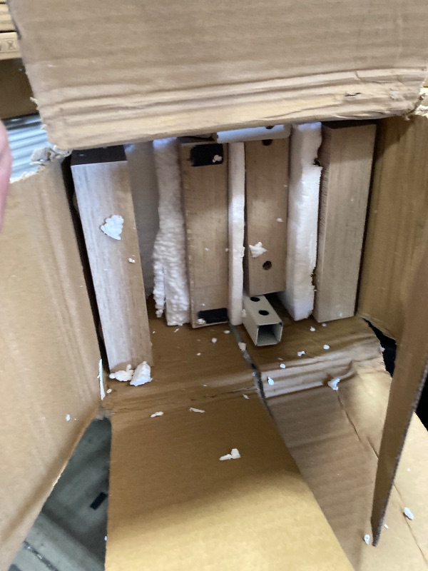 Photo 1 of TIQLAB Sofa Table, 79 inch (1.2'' Thick Tabletop) Long Console Table Behind Couch, Narrow Entryway Table with Angled Metal Frame, Industrial Console Table for Entryway, Light Walnut