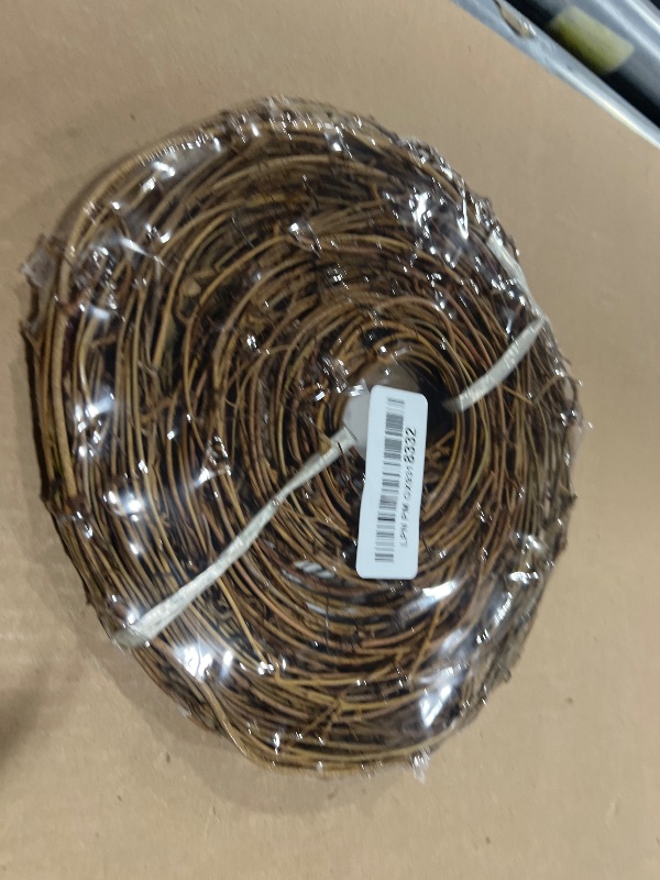 Photo 1 of 1 PCS Grapevine Garland - DIY Crafts Natural Grapevine Twig Vines, 15 Feet Vines Garland Wreaths for Wedding House Holiday Door Vase Wall Decor